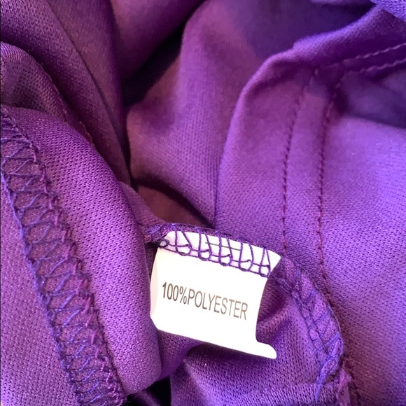NWT Swiss Dot Purple Dress        Size: Medium - Picture 10 of 13